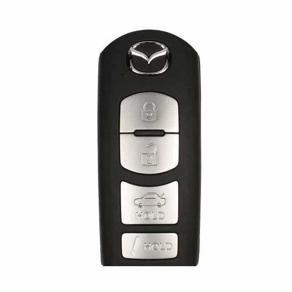 2014-2019 Mazda 3 / 6 / MX5 / 4-Button Smart Key / PN: GJY9-67-5DY / WAZSKE13D01 / WAZSKE13D02 / OEM REFURB 2014-2019 Mazda 3 / 6 / MX5 / 4-Button Smart Key / PN: GJY9-67-5DY / WAZSKE13D01 / WAZSKE13D02 / OEM REFURB
